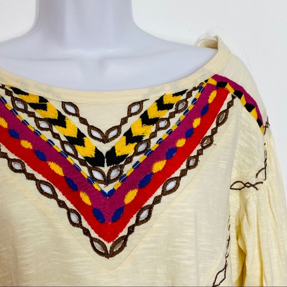 Free People Hand Me Down Embroidered Top - Picture 6 of 7